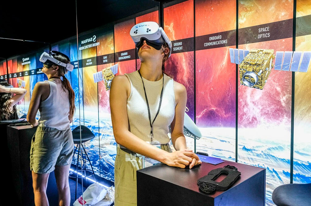 Salon du Bourget 2025 - Stand Safran expérience VR